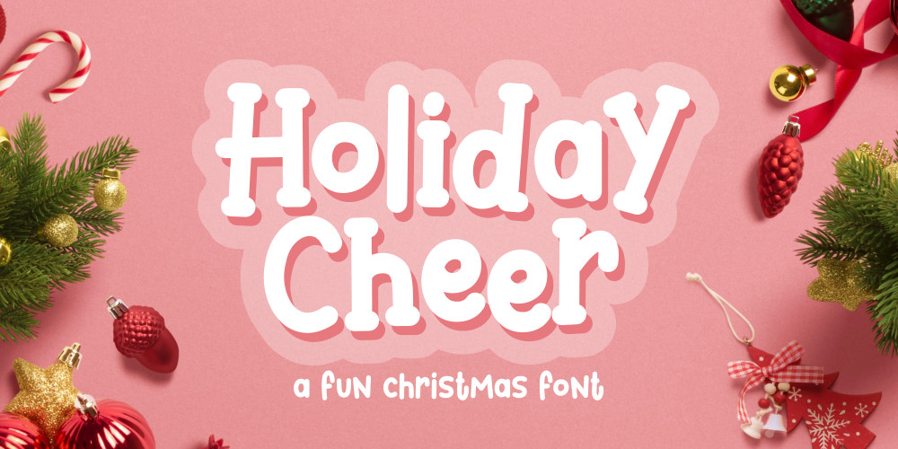 Holiday Cheer Font – font premium cover